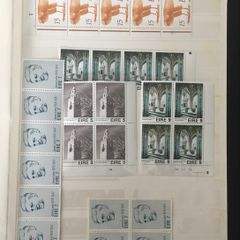 1970-1990s Ireland Used and Mint in Blue 32 page 16 leave Stamp Stockbook