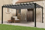 Gazebo 3x4m with Adjustable Louvered Roof