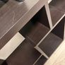 tv unit walnut shelving Image 2