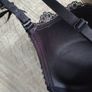 Elegant lace black set bra thongs size s 70 a Image 4