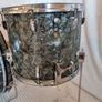 Ludwig Black Diamond Pearl Drum set kit 70s Blue Olive 20 13 15 Image 4
