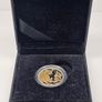 Gibraltar 2020 Silver Proof with Gold Detailing Sovereign .999 silver 24 carat Fairmined Gold in Original Holder Image 5