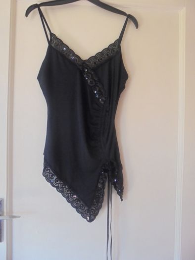 Black Lace String Top for Sale