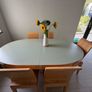 Oval Dining table & 6 chairs Image 4