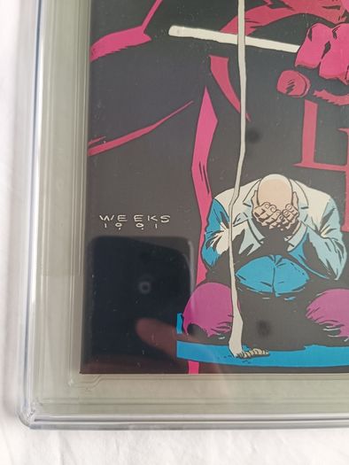 Daredevil Issue 300 CBCS / CGC 9.8 Certified Graded Comic Framed  DC Marvel