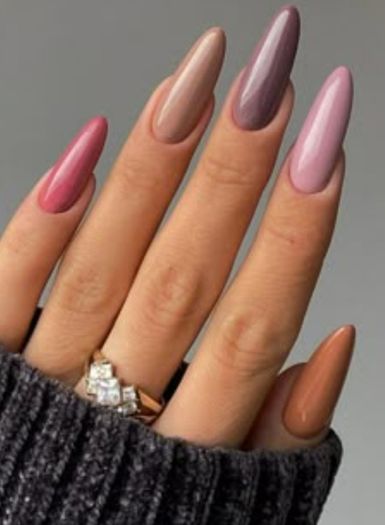 6 Colour Set Nail Semi Permanent Polish Gel 6 ml