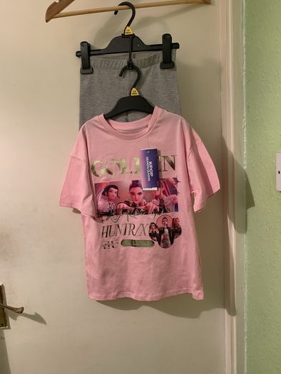 K Pop Demon Hunters Shorts and T Shirts Sets