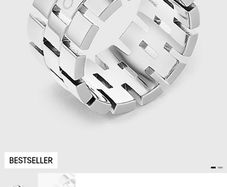Calvin Klein geometric ring