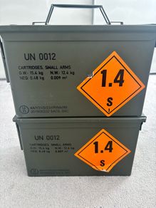 NATO Ammo boxes. Metal in mint condition