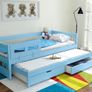 Trundle Bed Tomek + 2 mattresses real wood frame + 2 drawers Image 8