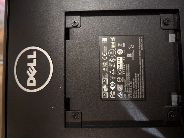 Dell P2016 monitor / screen, monitor holder and cables