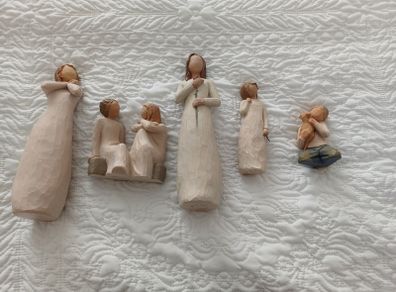 Collection of Willow Tree Figures-20 euro for all