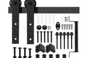 6.6FT Sliding Rail Barn Door Hardware Kit, 200cm