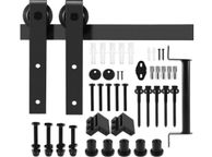 main image for ad 6.6FT Sliding Rail Barn Door Hardware Kit, 200cm