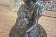 Vintage Jeanne Rynhart Signed Bronze Sculpture "Lullaby" - Irish Art
