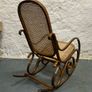 Vintage bentwood rocking chair. Image 6
