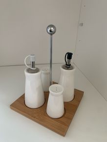 Newbridge salt, pepper and oil dispenser