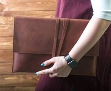 Laptop Sleeve Case - Genuine Leather - brand new