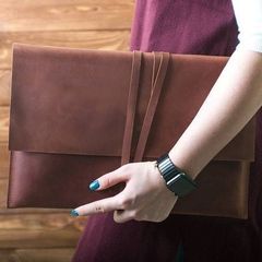 Laptop Sleeve Case - Genuine Leather - brand new