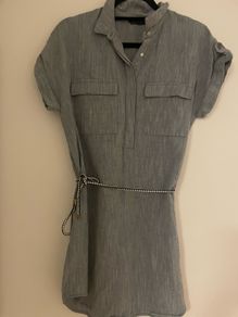 zara denim dress