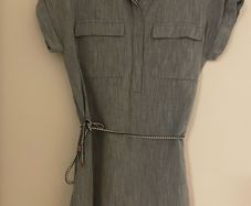 zara denim dress