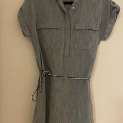 zara denim dress