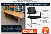 Meeting table and chairs set