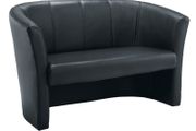 Tub Waiting room / Reception 2 seater sofa - Leather Look