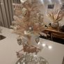 Beautiful 87cm Pink/Champagne Artificial  Christmas Tree Image 4