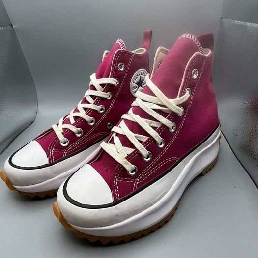 Converse Womens Shoes - Run Star Hike - Dark Pink - Size 4.5 UK - Hi Top