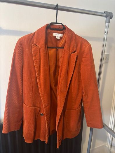 Orange blazer