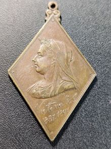 Medal, Queen Victoria, 1897 Jubilee, Children's Fete Glasgow