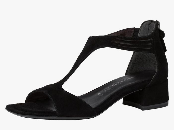 Tamaris Leather Black Sandals - EU size 37 - New