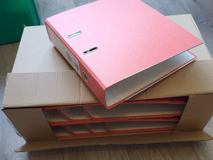 Box of lever arch files