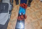 Quiksilver Cruzer 64 Snowboard With Burton Custom Bindings  And Salomon Boots Size Uk 12.5 Eu 48 With Burton Bag