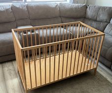 IKEA Cot. 120cm x60cm.  Baby Infant cot bed