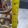 A Beautiful Antique Brass Fireplace Fender with awesome Scroll Brass on the Sides Image 7