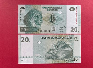 Congo Democratic Republic. 20 Francs  2003   ( UNCIRCULATED )