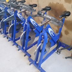 Pulse spin bikes grey and blue available