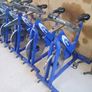 Pulse spin bikes grey and blue available Image 3