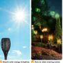 Solar Lights Outdoor Garden, 4 Pack 33LED Waterproof Solar Flickering Dancing Flame Pathway Lights, Dusk to Dawn Auto On and Off for Garden Patio Deck Yard Driveway Pathway (FREE POSTAGE) Image 4