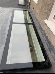 Flat velux food lights 4m by 1m