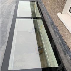 Flat velux food lights 4m by 1m