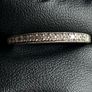9ct White Gold Diamond Eternity Ring Size U 2grams 14 Diamonds 0.22ct Image 4