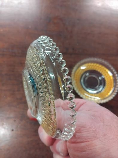 Pair of vintage Glass Dish