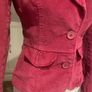 jacket pink cord like velvet Image 3