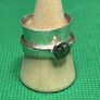 Handmade sterling silver spinner ring. Size P&1/2 Image 3