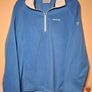 womens CRAGHOPPERS fleece Quarter zip top sweater jumper Size UK 14 EU 40 light blue white Image 2