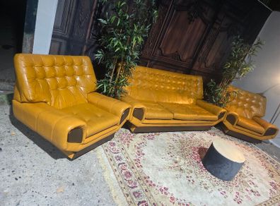 1950 vintage sofa and 2 armchair