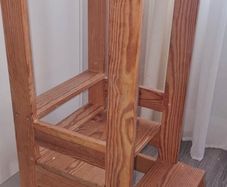 Montessori Kitchen Helper Tower _Solid Pine Wood